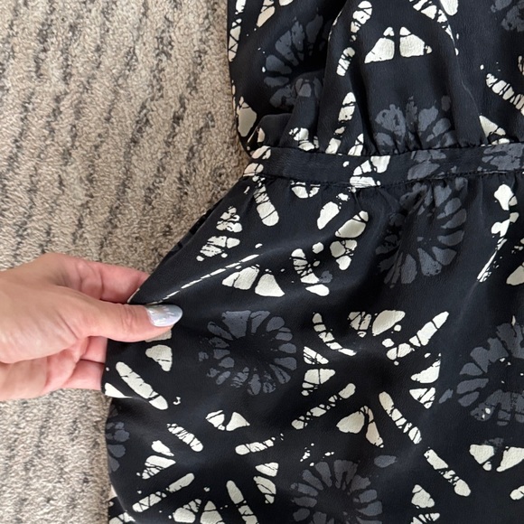 Madewell Black and White Mini Dress - Picture 6 of 10